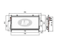 Condenser (3100) 01/03-04 For Nissan - NI3030158