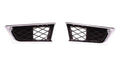 Grille Driver Side Outer Matt-Black With Chrome Mldg (Impreza/Outback) For Subaru - SU1200148