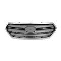 Grille Painted Silver Gray With Chrome Moulding For Subaru - SU1200159