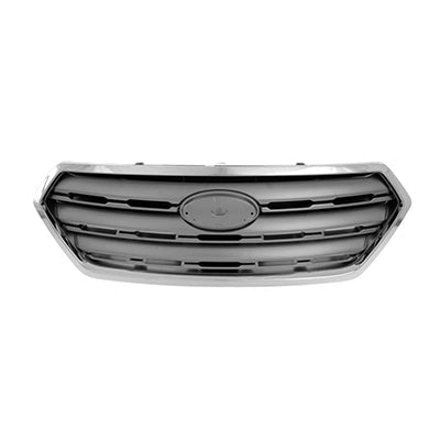 Grille Painted Silver Gray With Chrome Moulding For Subaru - SU1200159
