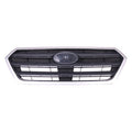 Grille Matte Dark Gray With Silver Gray Moulding For Subaru - SU1200161