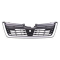 Grille Matte Black With Silver Moulding Base/Premium Model For Subaru - SU1200187