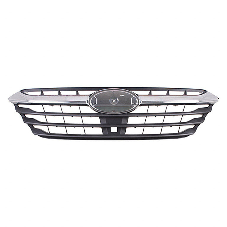 Grille Front Matte Black With Chrome Molding Without Emblem 2.4 Turbo For Subaru - SU1200193