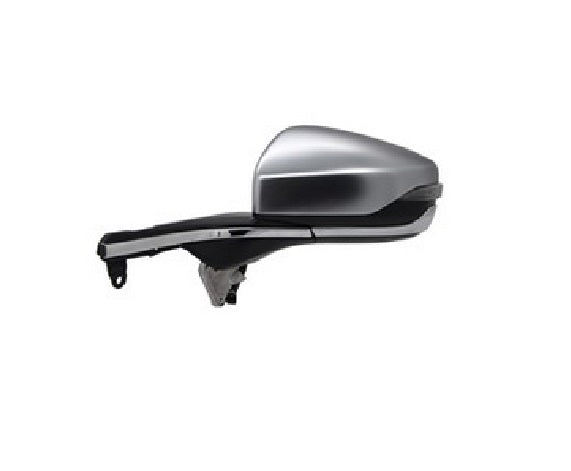 Door Mirror Driver Side Power Htd Satin Chrome With Blind Spot/Power Fold/Memory/Signal For Subaru - SU1320188
