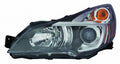 Head Lamp Driver Side With Black Bezel Capa For Subaru - SU2502141C