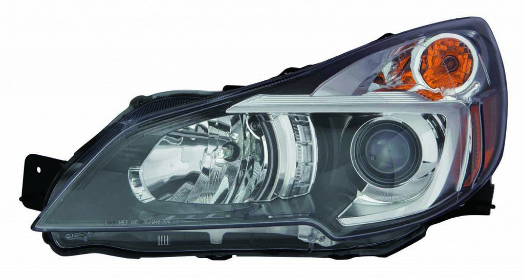 Head Lamp Driver Side With Black Bezel Capa For Subaru - SU2502141C