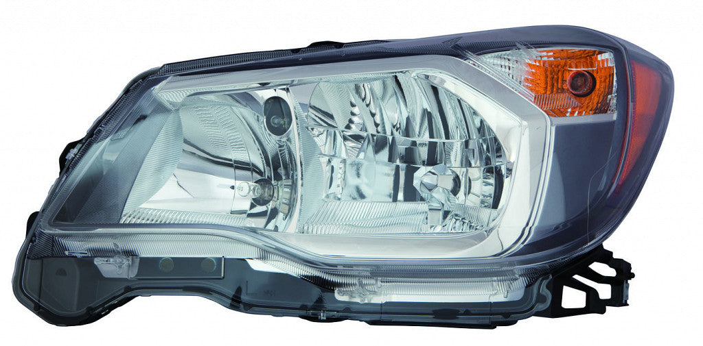 Head Lamp Driver Side Halogen 2.0L Gray Bezel Capa For Subaru - SU2502146C