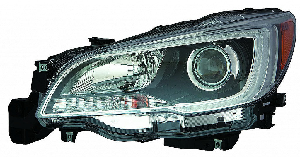 Head Lamp Driver Side Halogen With Black Bezel/Chrome Trim 3.6L High Quality For Subaru - su2502149
