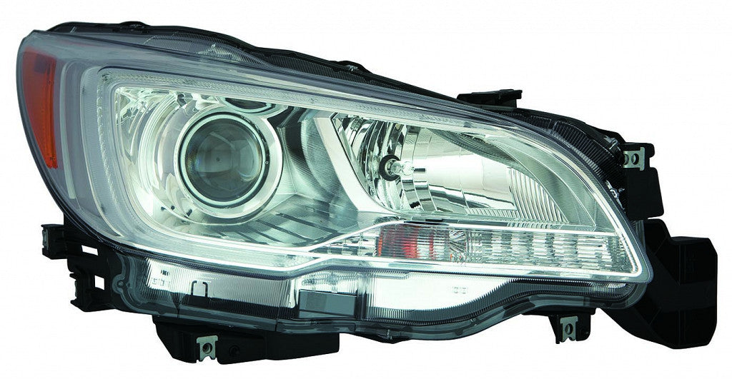 Head Lamp Driver Side Halogen With Chrome Bezel 2.5I Model High Quality For Subaru - su2502151