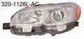 Head Lamp Driver Side Halogen With Chrome Bezel High Quality For Subaru - su2502152