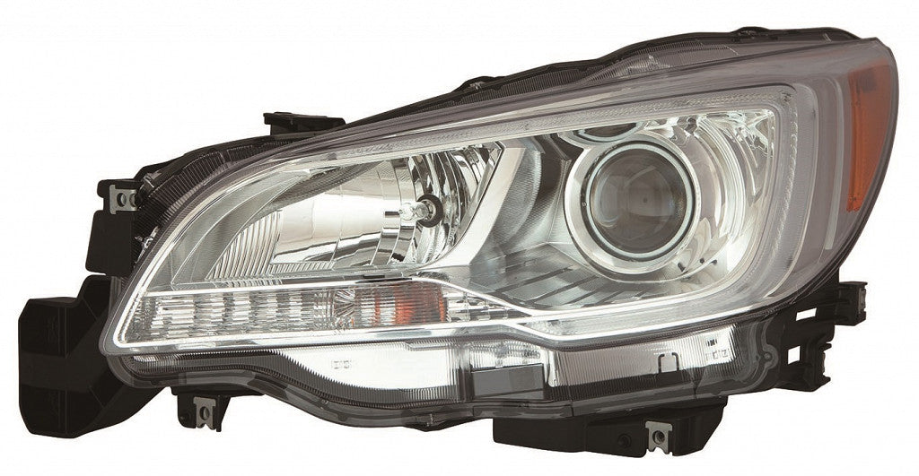 Head Lamp Passenger Side Halogen With Chrome Bezel 2.5I Model Capa For Subaru - SU2503151C