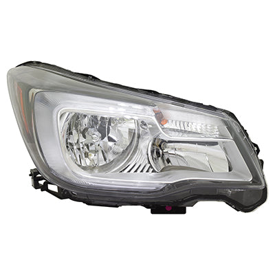 Head Lamp Passenger Side Halogen Capareturn Restricted - Final Sale - No Warranty Coverage For Subaru - SU2503158C
