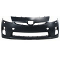 Bumper Front Primed Without Sensor With Washer Hole With Led Headlamp Capa For Toyota - TO1000361C