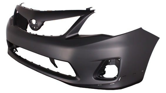 Bumper Front S/Xrs Model With Spoiler Hole Primed For Toyota - TO1000373