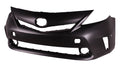 Bumper Front Primed With Sensor Without Washer Hole Capa For Toyota - TO1000389C