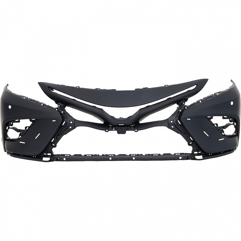 Bumper Front Primed With  Park Assist Sensor Use With  Camera For Xse Model Without Trd For Toyota - TO1000472