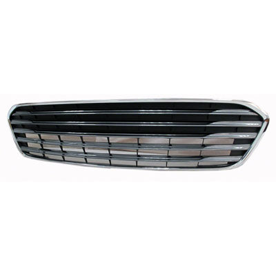 Grille Lower Painted Silvr Gray With Chrome Mldg Without Sensor Hole For Toyota - TO1036146