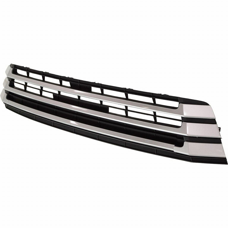 Grille Lower Matte Black With Silver Moulding For Toyota - TO1036173