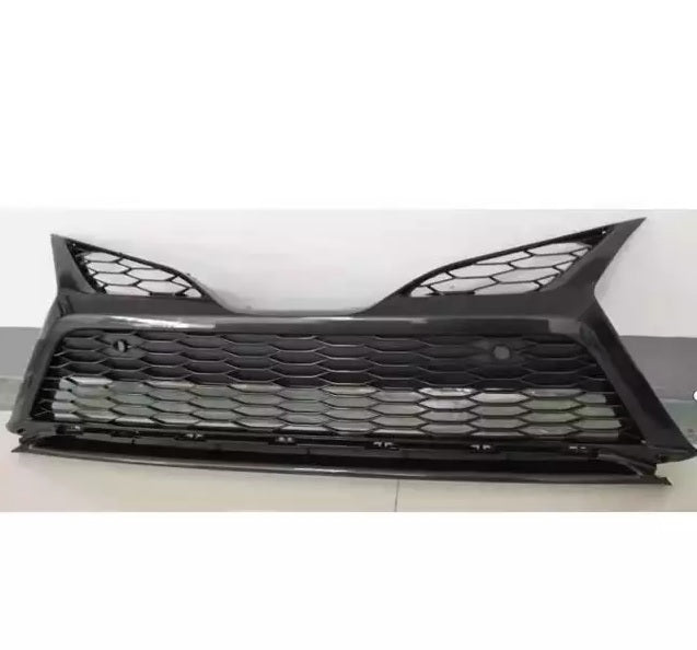 Grille Front Lower Ptd Silver Gray With  Dark Gray Molding/Sensor Xse Models For Toyota - TO1036231