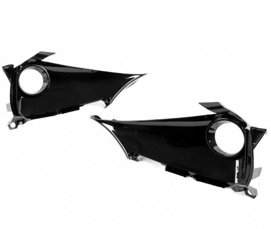 Fog Lamp Bezel Front Passenger Side Bright Black Finish For Toyota - TO1039231