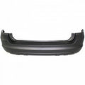 Bumper Rear Primed With Spoiler Hole For Toyota - TO1100206