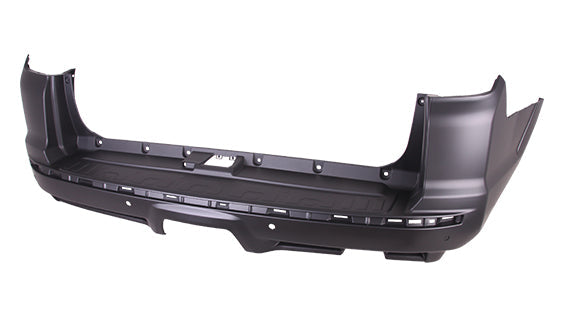 Bumper Rear Primed With Chrome Trim/Sensor Capa For Toyota - TO1100283C