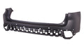 Bumper Rear Upper With Sensor Primed For Toyota - TO1114101