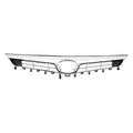 Grille Matte-Black With Chrome Mldg Without Pre-Collision Without Emblem For Toyota - TO1200357