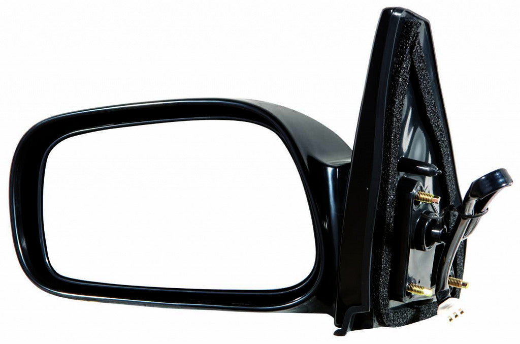 Door Mirror Driver Side Power Non-Foldaway Gloss Black Ptm For Pontiac - TO1320207