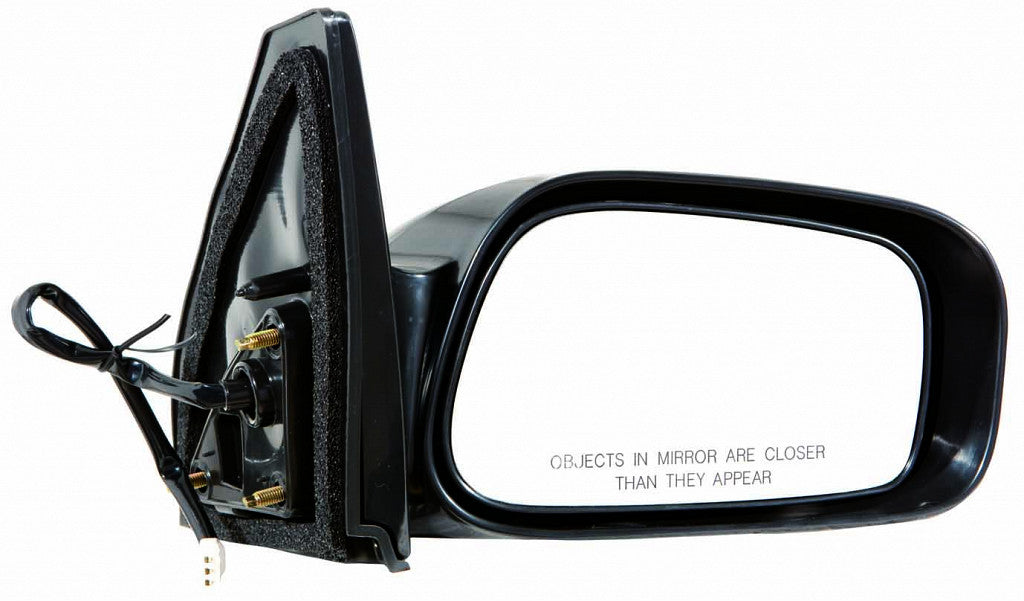 Door Mirror Passenger Side Power Non-Foldaway Gloss Black Ptm For Pontiac - TO1321207