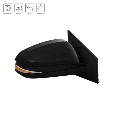 Door Mirror Passenger Side Power Htd With Blind Spot/Signal Ptm Frontom Nov 14Th 2015 For Toyota - TO1321343