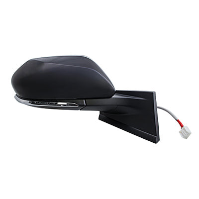 Door Mirror Passenger Side Power Heated Without Blind Spot Matte Black Cover For Toyota - TO1321354