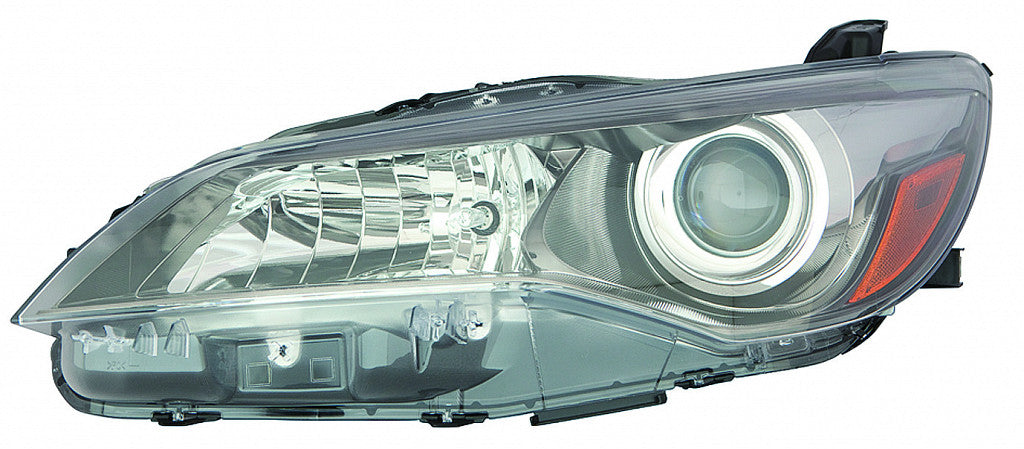 Head Lamp Driver Side Halogen Se/Xse Black Bezel 4Cyl Capa For Toyota - TO2502224C
