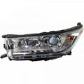 Head Lamp Driver Side With Smoked Chrome With Chrome Bezel Without Led Drl Le/Le Plus/Xle Model Capareturn Restricted - Final Sale - No Warranty Coverage For Toyota - TO2502251C