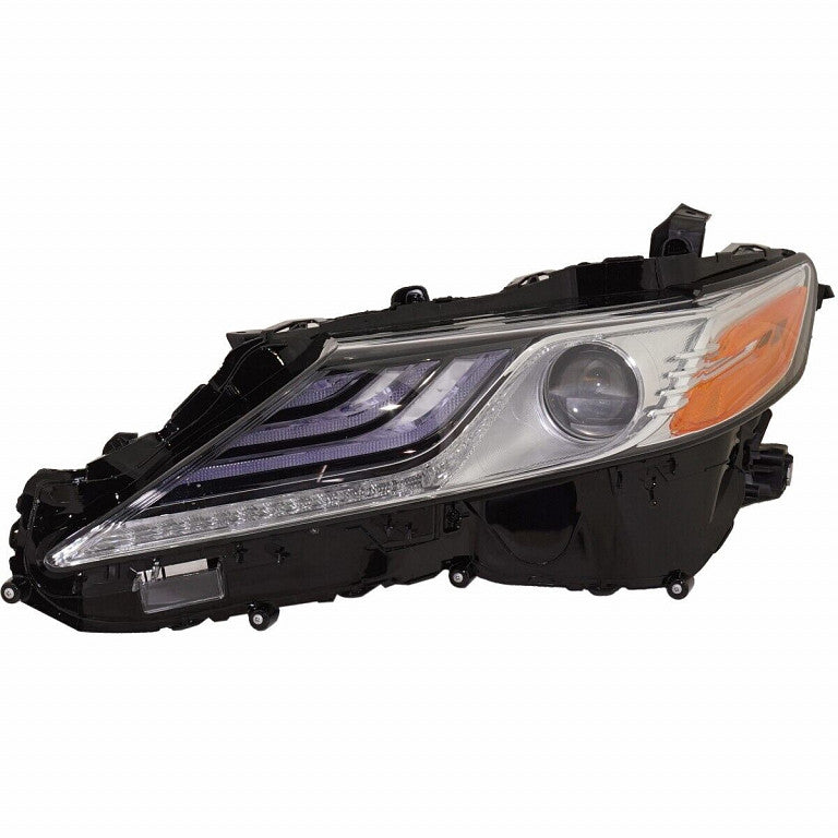 Head Lamp Driver Side Led Chrome Bezel Xle Trim Capareturn Restricted - Final Sale - No Warranty Coverage For Toyota - TO2502278C