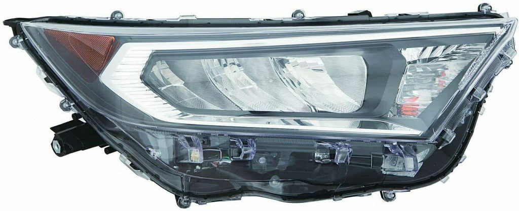 Head Lamp Passenger Side Without Hybrid Chrome North-American Built For Toyota - TO2503275U