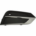 Fog Lamp Cover Passenger Side Textured Black With Chrome Molding Strip For Volvo - VO1039111