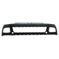 Bumper Front Primed With Washer/Spoiler For Volkswagen - VW1000194