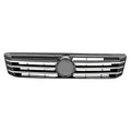 Grille Painted-Black With 6 Vertical Chrome Mldg Strips For Volkswagen - VW1200153