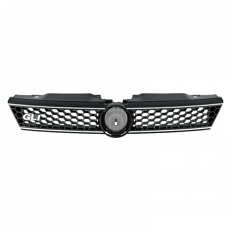 Grille Black/Chrome With Honeycomb Mesh For Volkswagen - VW1200157