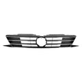 Grille Black With Chrome Moulding Exclude Gli Without Collision Warning Sdn Same As Vw1200168 For Volkswagen - VW1200165