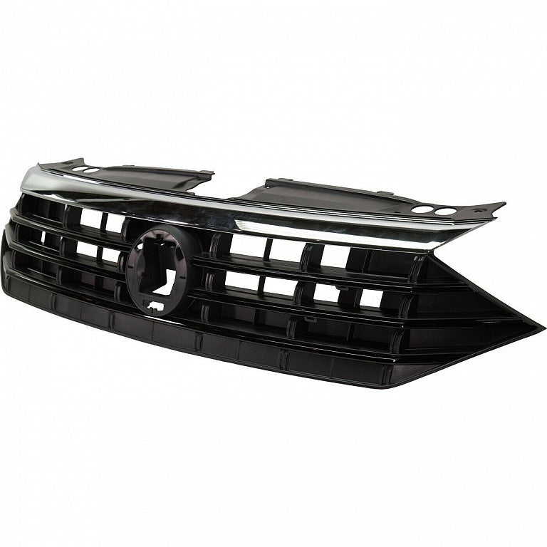 Grille Chrome Upper Moulding/Black Lower Moulding For R-Line Model For Volkswagen - vw1200175