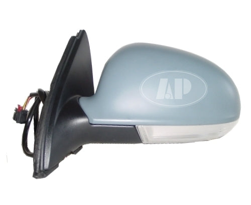 Door Mirror Driver Side Power Htd With Signal Without Puddle Ptm For Volkswagen - VW1320122