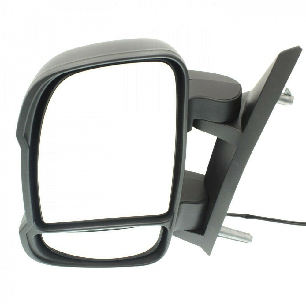 Door Mirror Driver Side Manual Black With Signal/Temperature Sensor Non-Extending Without Heat Manual Fold For Ram - CH1320417