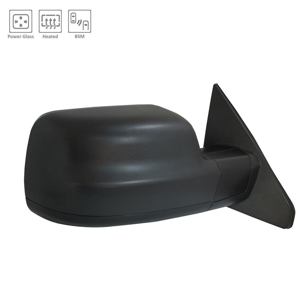 Door Mirror Passenger Side Power Htd Textured With  Blind Spot/Sensor For Ram - CH1321521