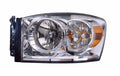 Head Lamp Driver Side Without Lower Amber High Quality For Dodge - ch2502180