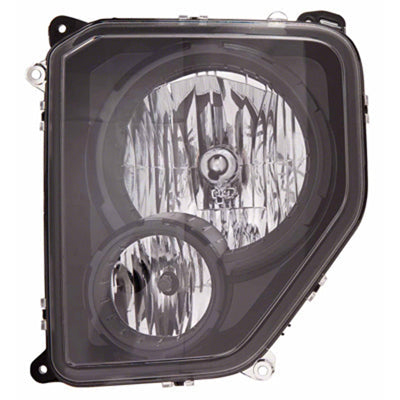 Head Lamp Driver Side Halogen Black Bezel Capa For Jeep - CH2502227C