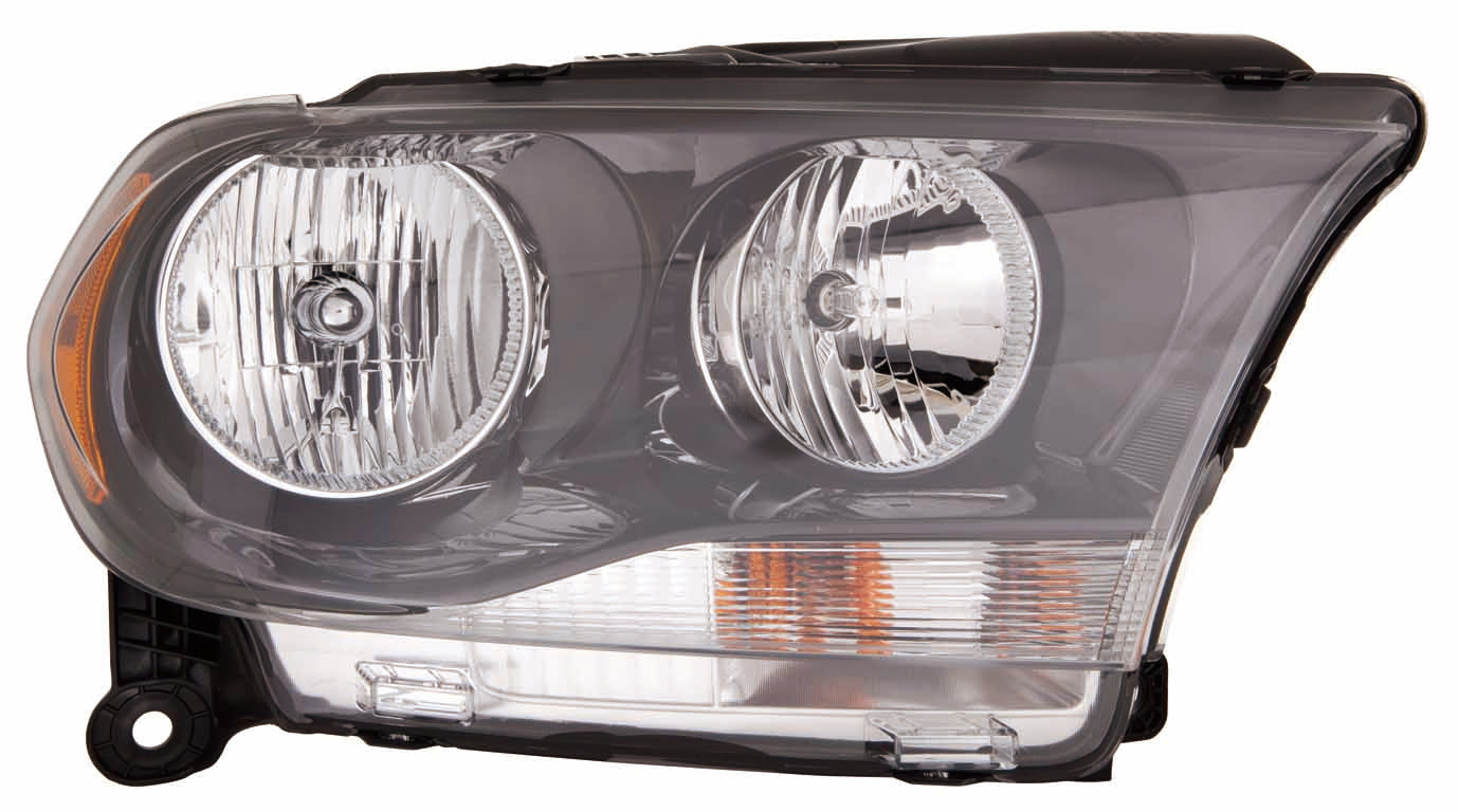 Head Lamp Driver Side Halogen Black Trim Capa For Dodge - CH2502229C