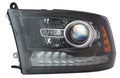 Head Lamp Driver Side Halogen Projector Black Bezel For Ram - CH2502245U
