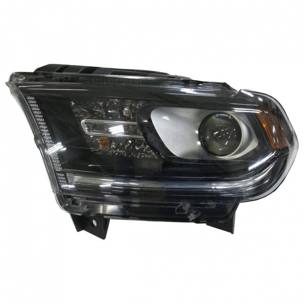 Head Lamp Driver Side Halogen Black Bezel Without Led Drl High Qualityreturn Restricted - Final Sale - No Warranty Coverage For Dodge - ch2502255